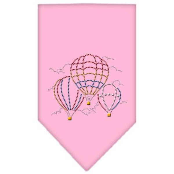 Unconditional Love Hot Air Ballons Rhinestone Bandana Light Pink Large UN813999